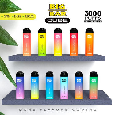 Big Bar Cube - 3000 Puffs - Premium Pod Device - $13.77